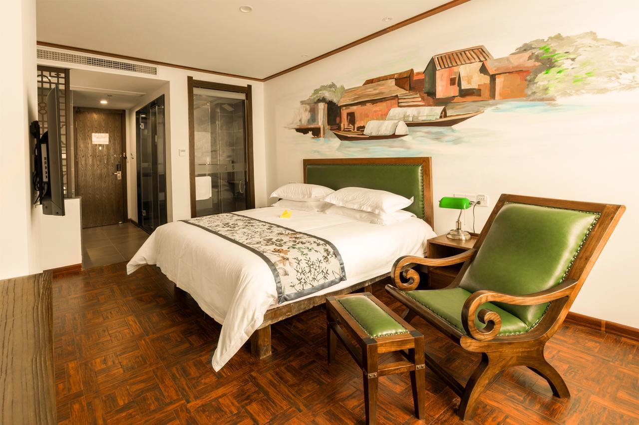 Nostalgia Hotel Near Tianjin Polar Ocean Word- Tianjin Fonte Joy World, 10 Minutes Drive Away From Tianjin Tanggu High-Speed Railway Station, Free Ice-Cream, Mineral Water, Snacks And Laundry Service, English Communication Well Dış mekan fotoğraf