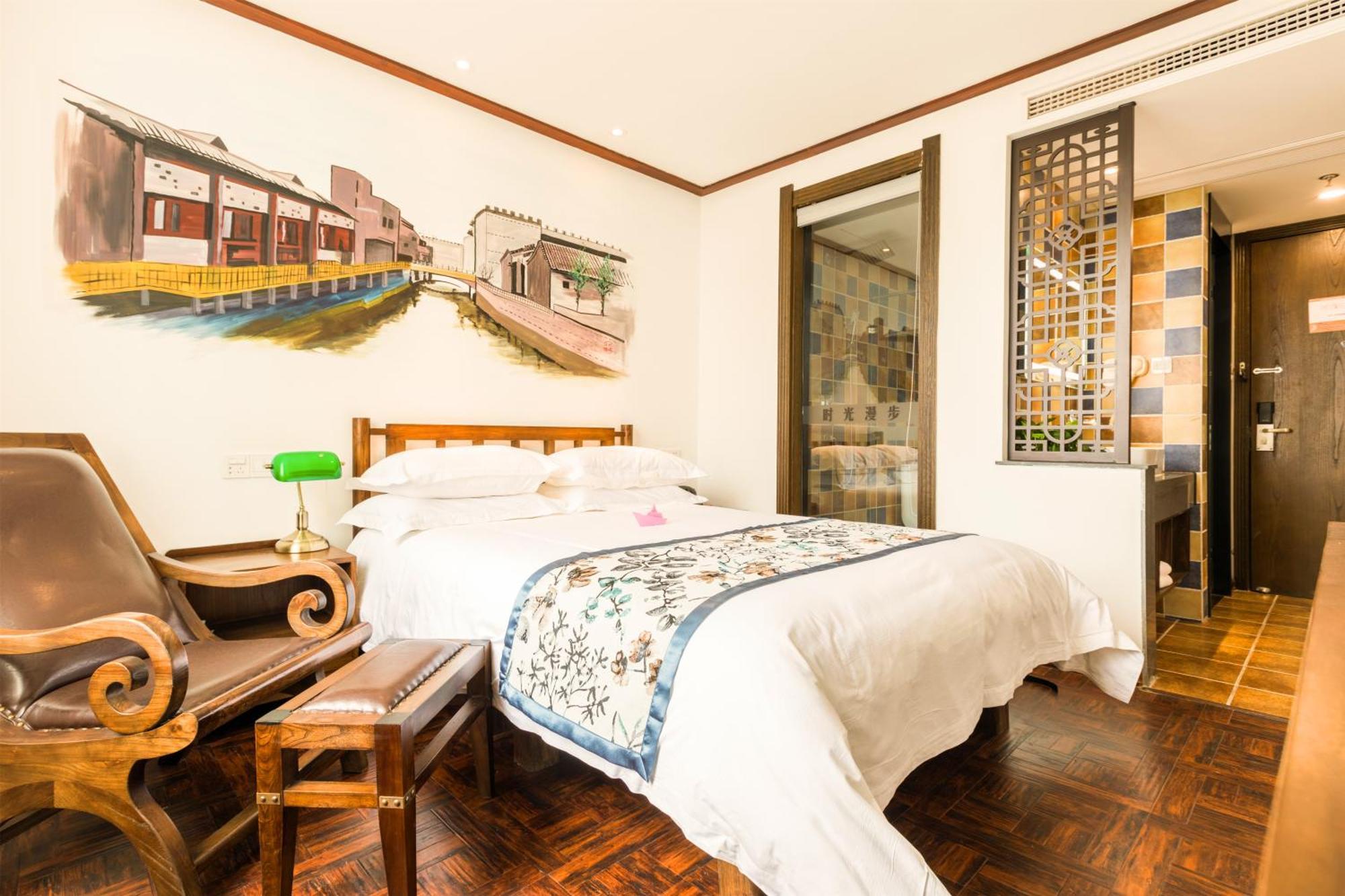 Nostalgia Hotel Near Tianjin Polar Ocean Word- Tianjin Fonte Joy World, 10 Minutes Drive Away From Tianjin Tanggu High-Speed Railway Station, Free Ice-Cream, Mineral Water, Snacks And Laundry Service, English Communication Well Dış mekan fotoğraf